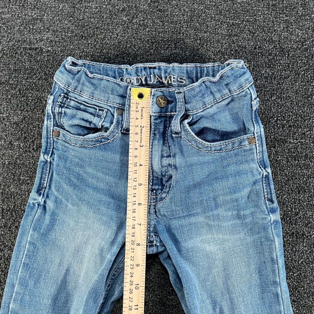 Cody James Jeans Boys 7 Regular Light Blue Good Distressed Rodeo Western Work - Picture 6 of 10